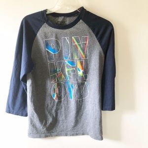 ❤️PINK FLOYD 3/4 Baseball T-Shirt Size Small